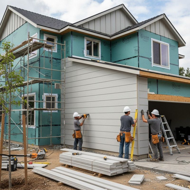 Hardwood Siding Installation